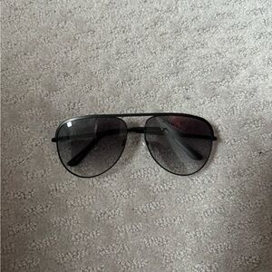 Black Aviator Sunglasses